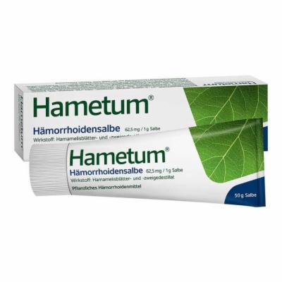 Dr.Willmar Schwabe GmbH & Co.KG HAMETUM Hämorrhoiden Salbe 50 g 07579894