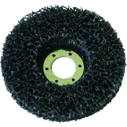Grobreinigungsscheibe mit Teller, 125mm - schwarz