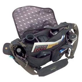 Kalahari KAPAKO K-31 Fototasche, canvas schwarz (Kamera Schultertasche) (440131)