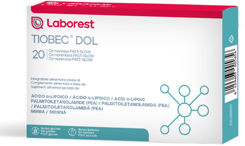 Comprimés Tiobec DOL, 20 unités