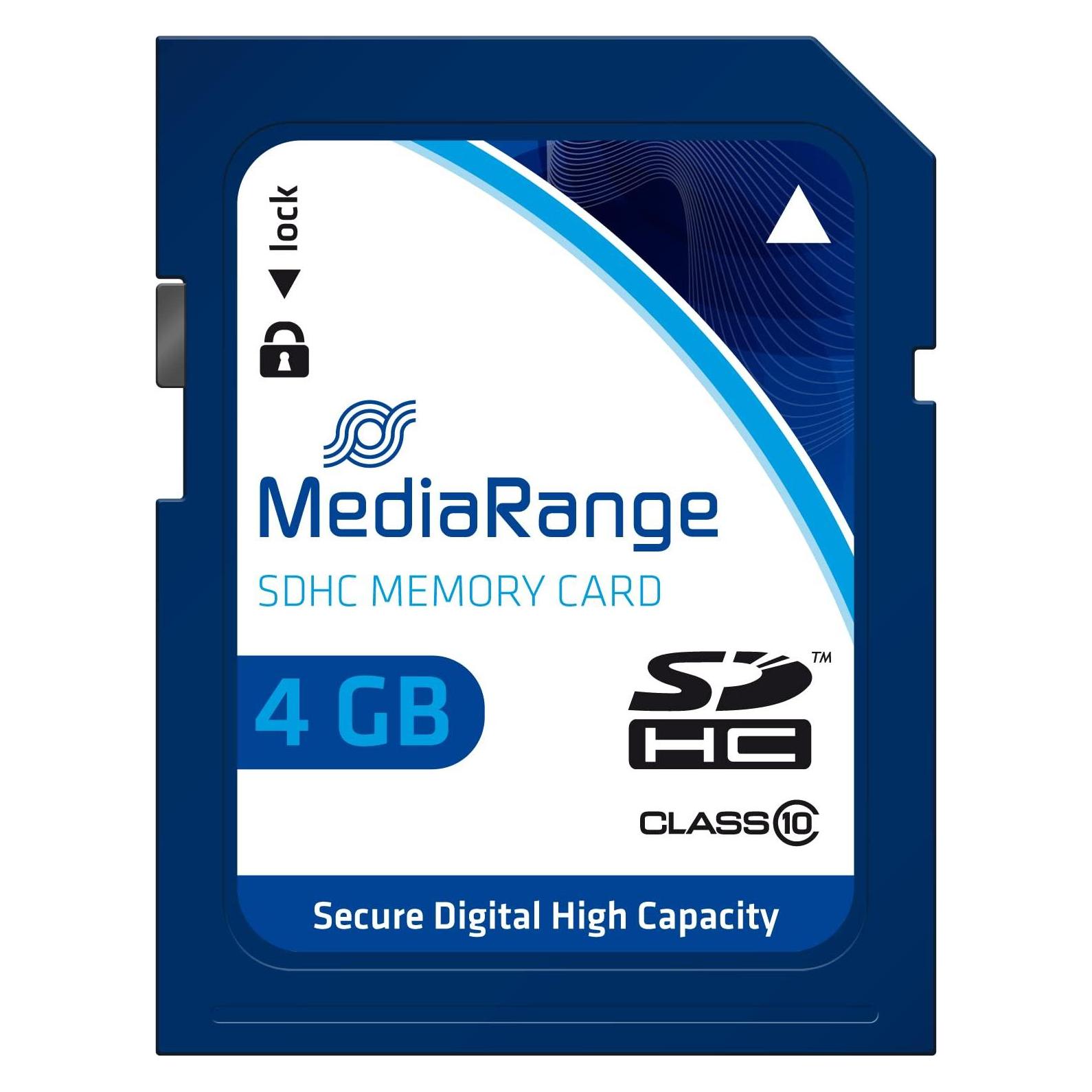 MediaRange SDHC Klasse 10 (4 GB, SDHC, U1, UHS-I) (MR961)