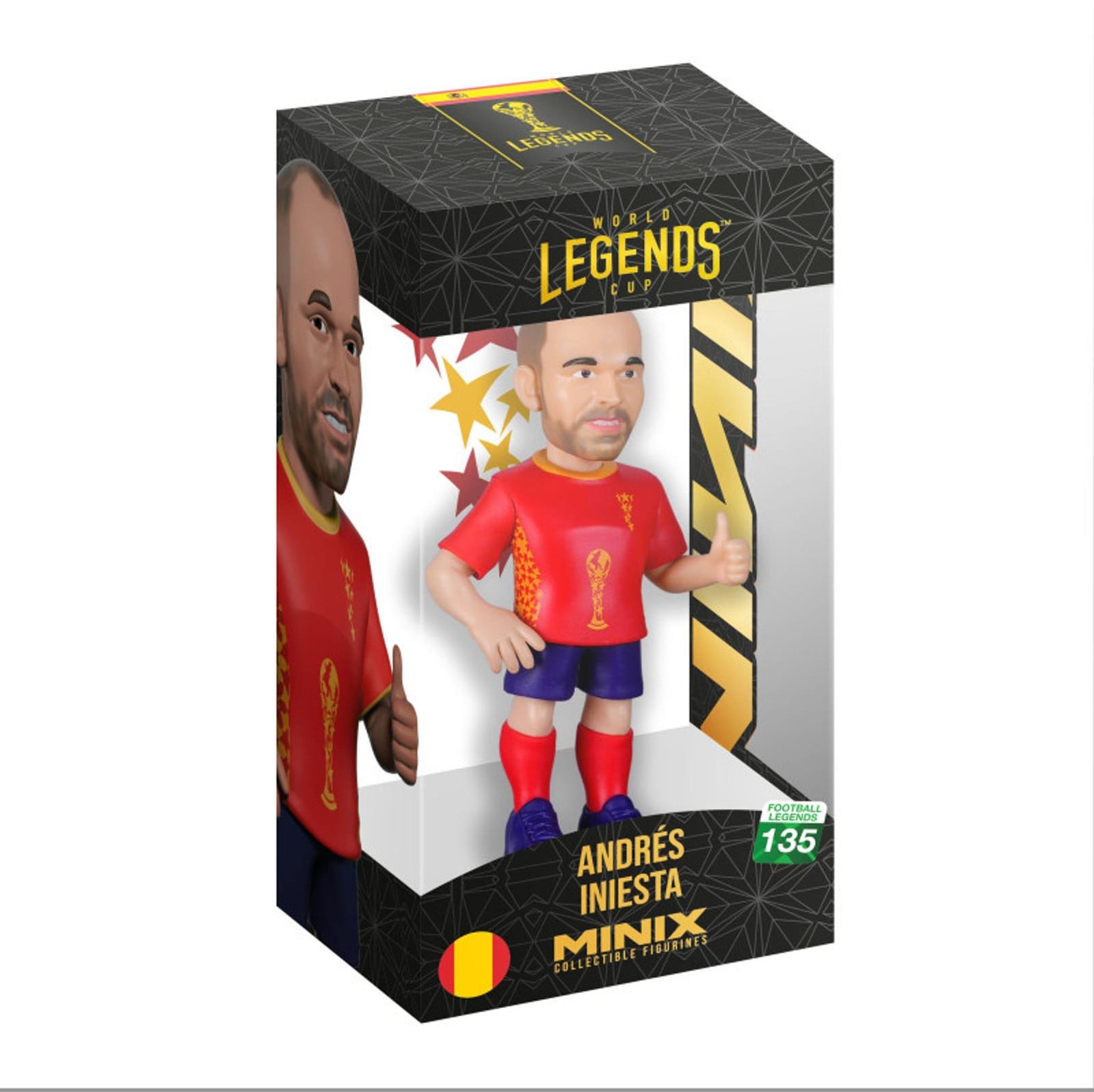 MINIX Football Legends Wereldbeker Legends Spanje Iniesta