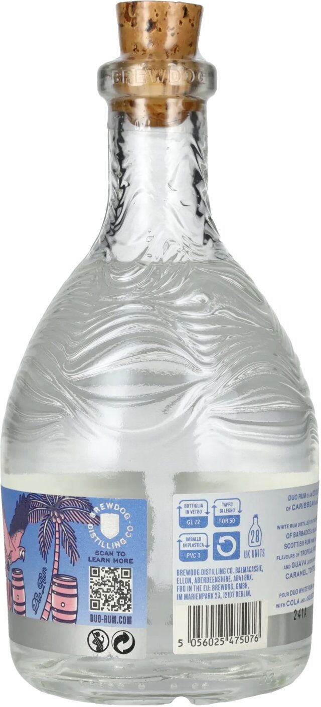 Brewdog Duo White Rum 40% Vol. 0,7l