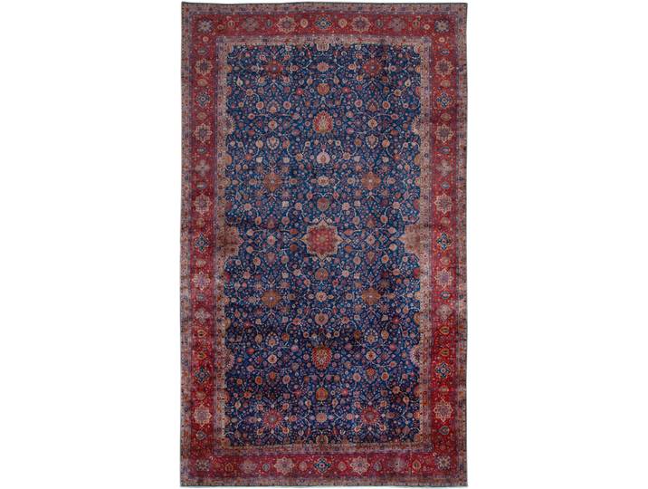 Yazd Teppich 405x701 Handgeknüpft Orientteppich Perserteppich Wolle