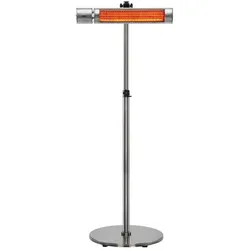 CasaFan HalogenInfrarotheizstrahlerCasaThermS, Heizstrahler, Silber