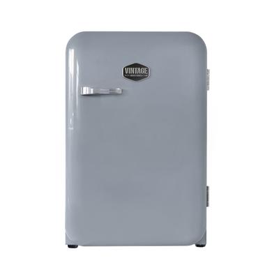 Vintage Industries Retro Kühlschrank Kingston in Silber / 115l - VIRC160