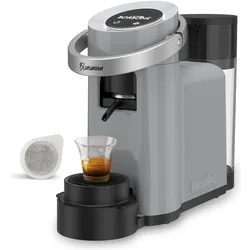 Caffè Borbone Bluemoon, Kapselmaschine, Grau