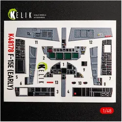 Kelik F-15E (Early) - interior 3D decals for Hasegawa