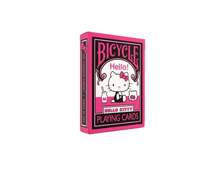 Bicycle Hello Kitty Speelkaarten, Zwart & Roze, Premium Speelkaarten, Poker