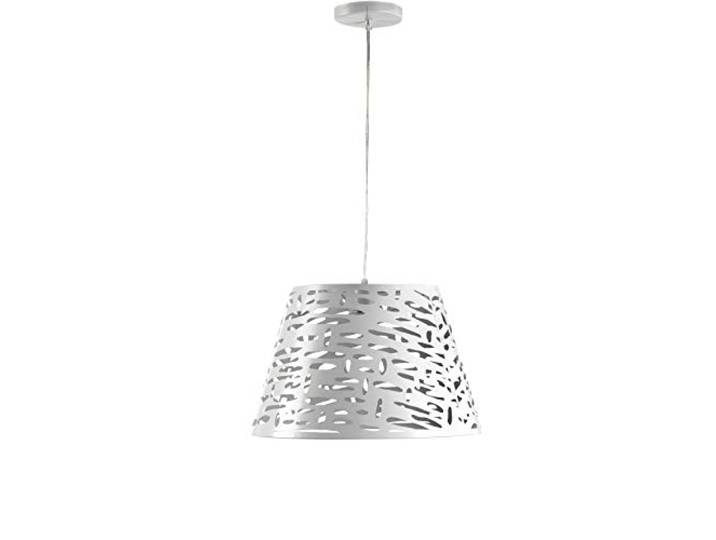 ONLI - Lampe à Suspension Ricky en Métal Blanc avec Décoration Découpée au Laser