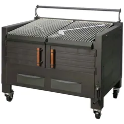 EURAST - Holzkohlegrill 2 grillroste von 48x78 - 1200x820x930 mm - 52000021