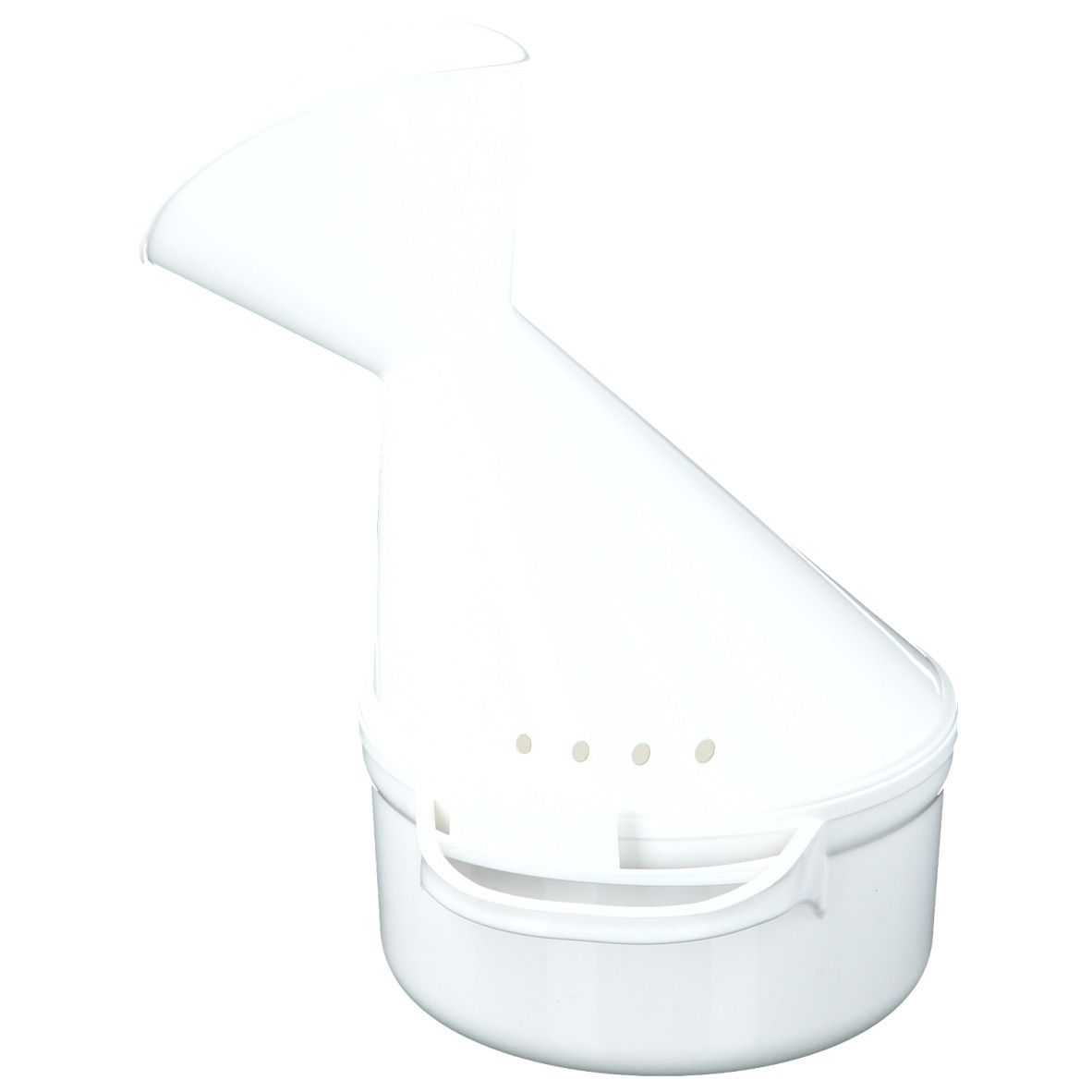 Wolf Inhalator Plastiek Wit 1 St Schale