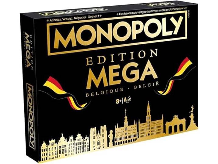 Mega Monopoly – België – gezelschapsspel – voor 2 tot 5 spelers – Franse versie