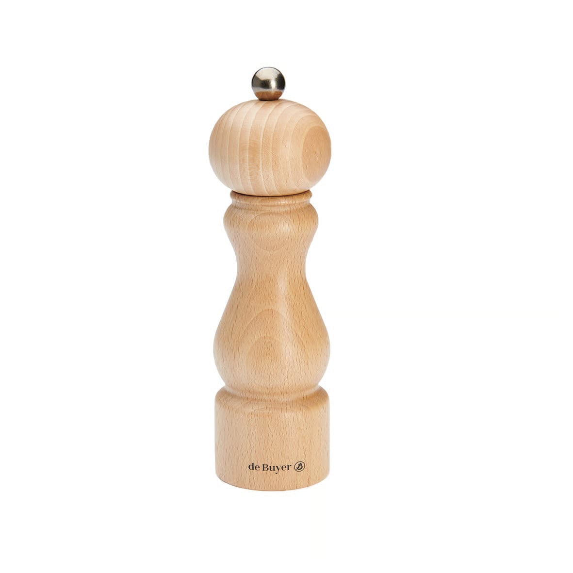 De Buyer Rumba zout- en pepermolen van keramiek, Lichtbruin, Hoogte: 18 cm