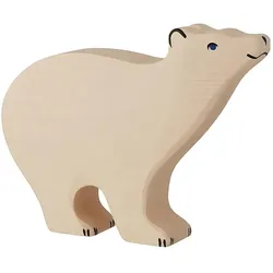 Holztiger Eisbär