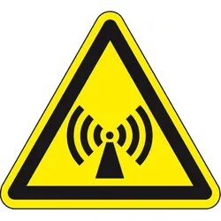 Dreifke® Warnschild Warnung v. n. ionisierender Strahlung, ASR/ISO, Kunststoff, SL 300mm