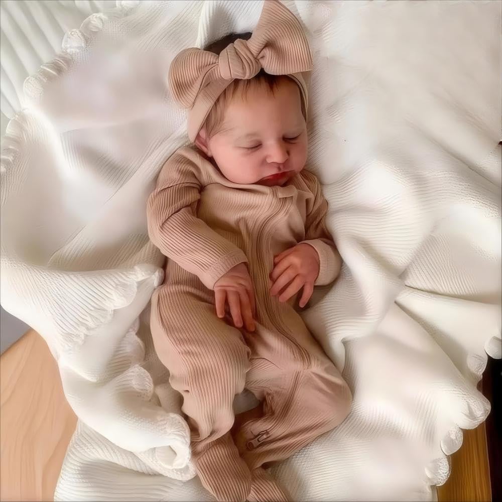 Reborn Baby Doll Silicone Baby Meisje 50 cm