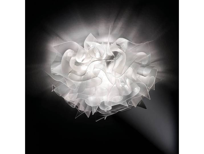 Slamp Designer Deckenleuchte VELI, dimmbar, klar / transparent, für Wohn- / Esszimmer, Kunststoff, Design