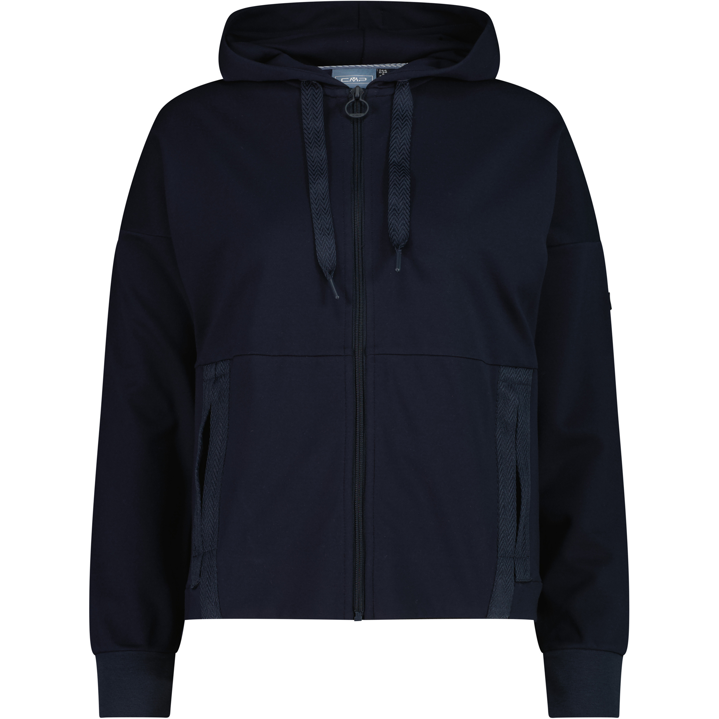 CMP Damen Fleecejacke schwarz Größe S Lifestyle Elastisch