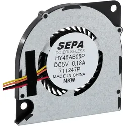 SEPA HY45AB05 - Radial-Lüfter, 45x45x4,3mm, 5V, 31dB, 7700U/min, Gleitlager