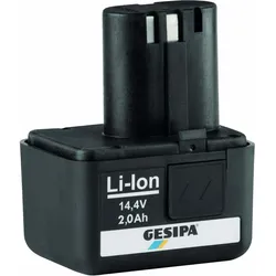 Gesipa, Werkzeugakku + Ladegerät, Akku (14.40 V)