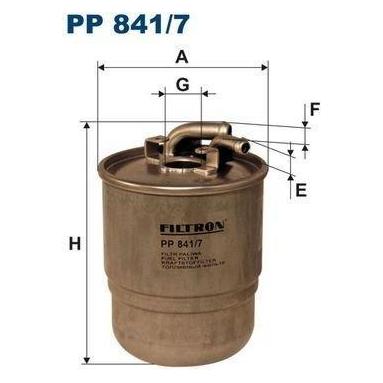 Kraftstofffilter  mit mehreren Artikelnummern (PP 841/7)