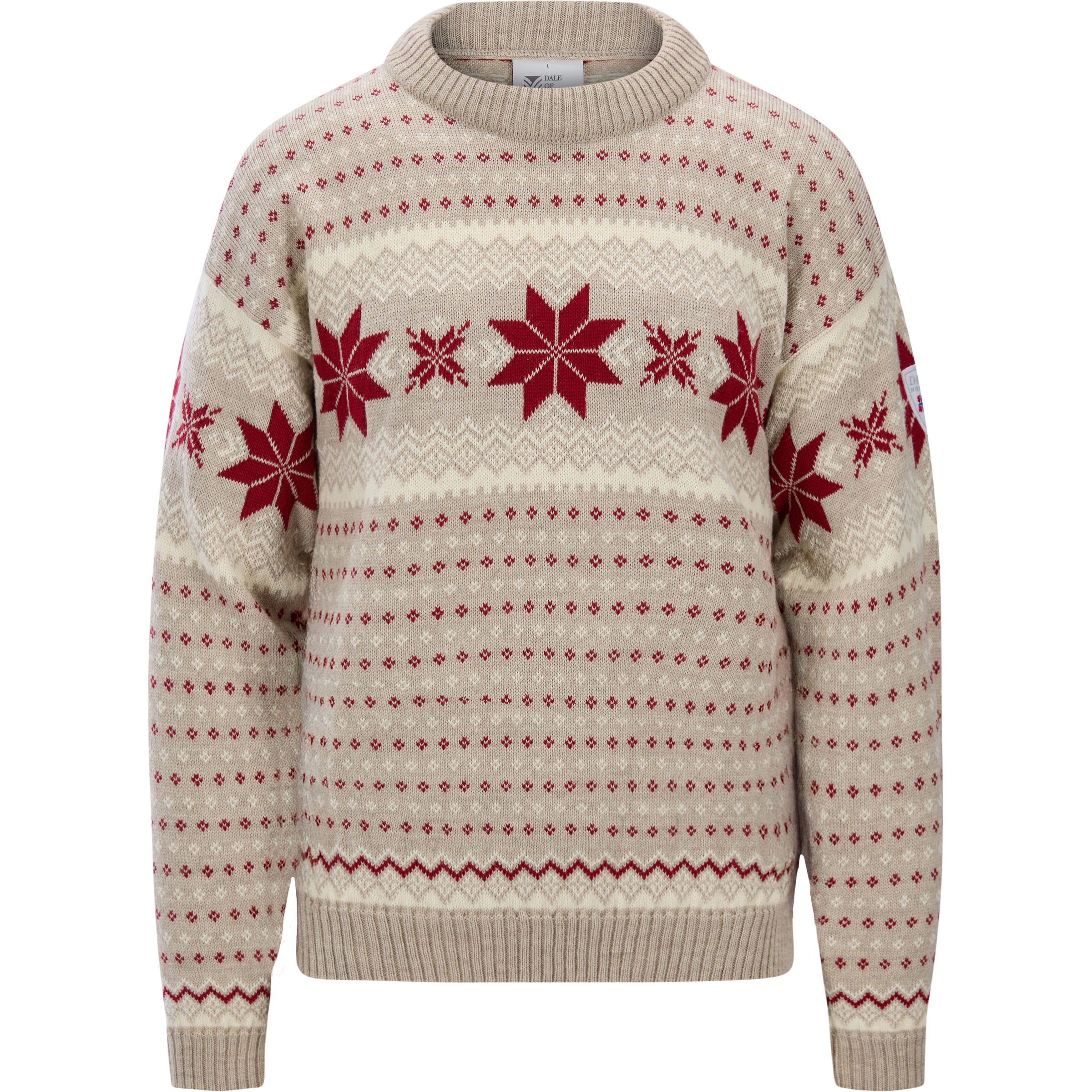 Dale of Norway Egersund Herren Pullover beige Größe S Lifestyle Schnell trocknend