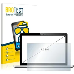 Brotect Entspiegelungs-Schutzfolie Displayschutz Matt (19", 16:10), Notebook Schutzfolie