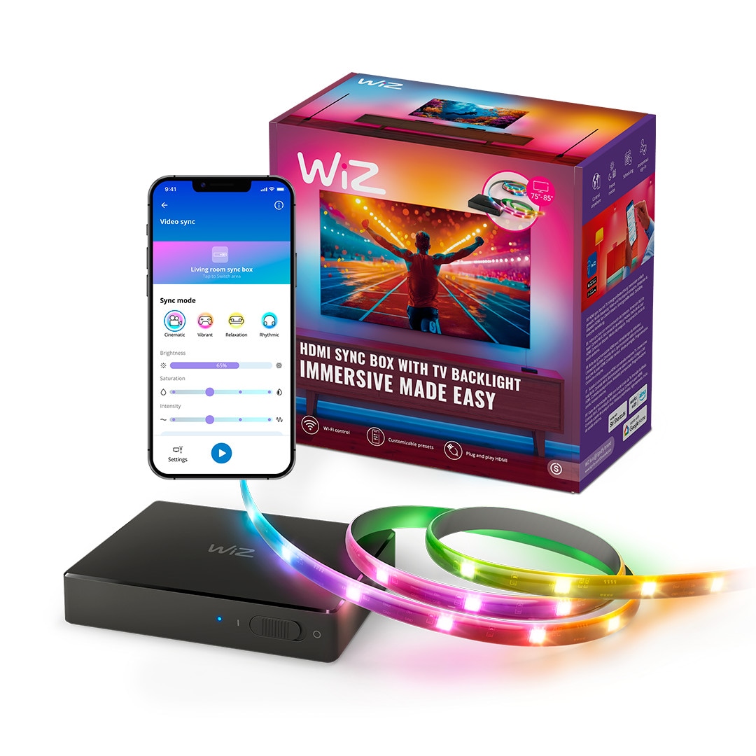 WiZ Sync box starter kit 75"-85" EU 07862800