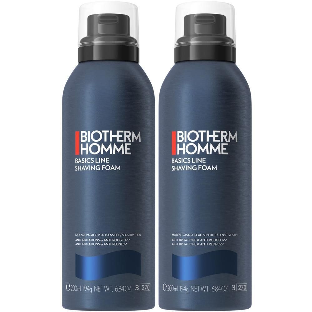 Biotherm Basics Line Rasierschaum 2x 2x200 ml Schaum