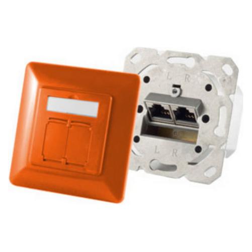 Shiverpeaks BS74280-O - RJ-45 - 6a - Metallisch - Orange - 1 Stück(e) (BS74280-O)