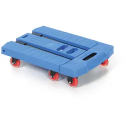 Transportplattform, verstellbar, 6 Räder, blau