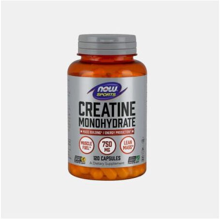 NOW SPORTS CREATINE MONOHYDRATE 120 CAPSULAS