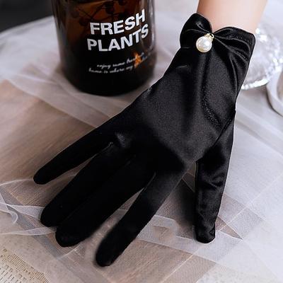 Elegant 1950er Handschuhe Kostüm Damen Halloween Karneval Hochzeit Party-Abendmode Abschlussball Erwachsene Handschuhe