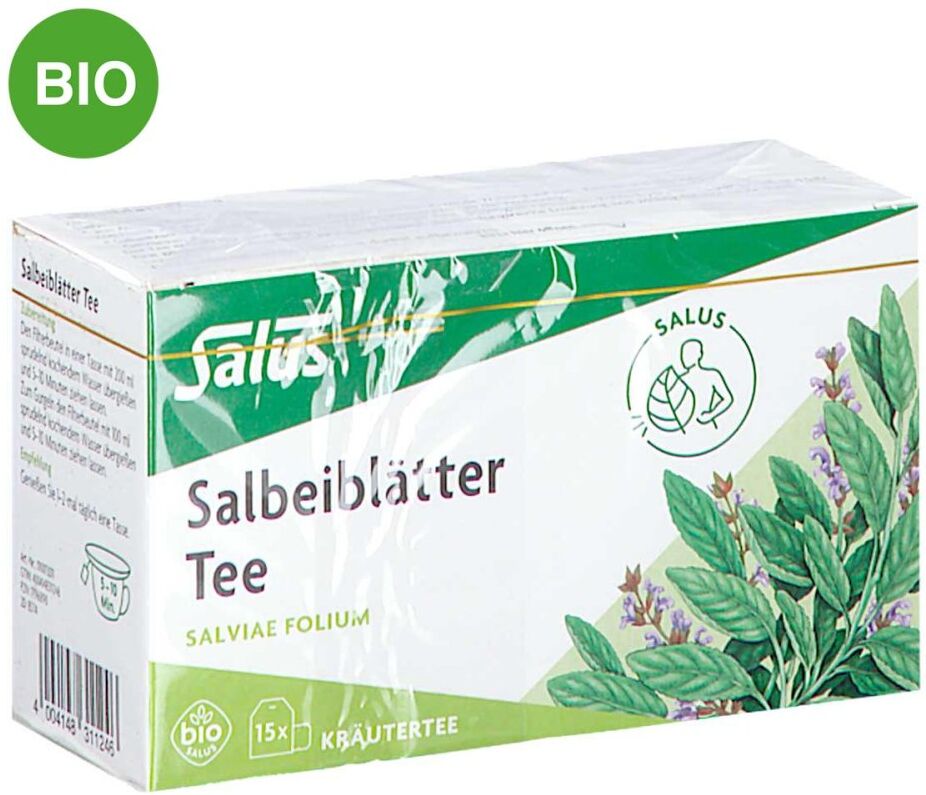 Salbeiblätter Tee Bio Salus Filterbeutel 15stk