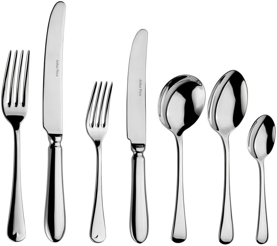 Arthur Price, Old English - 44 Piece Cutlery Set, Service for 6 Stainless Steel 44