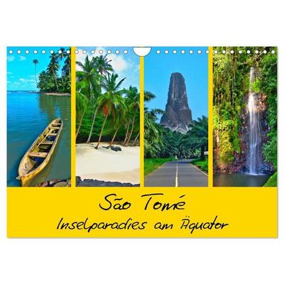 São Tomé - Inselparadies am Äquator (Wandkalender 2027 DIN A4 quer), CALVENDO Monatskalender