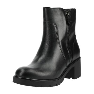 Stiefelette GABOR "Gabor Stiefelette Nappaleder", Damen, Gr. 39, schwarz, Schuhe Stiefelette