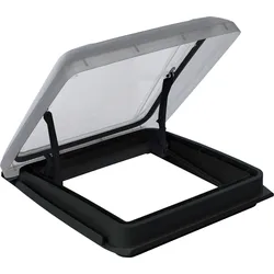 MPK VisionStar M Dachhaube Wohnwagen 400 x 400 mm ohne Dauerlüftung schwarz für Dachdicken 25-60 mm