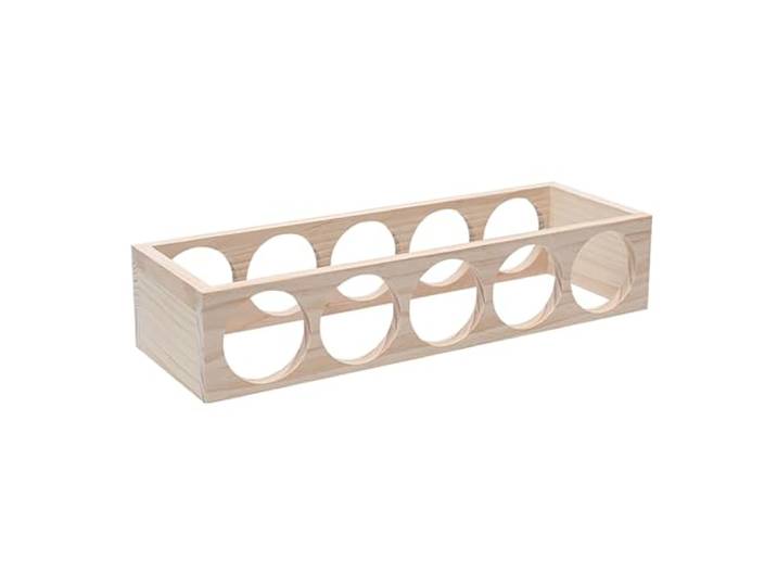 cfgDJEghk Weinregal, Flexible Kombination, robust und langlebig, for Bars, Küchen(Natural,Large)