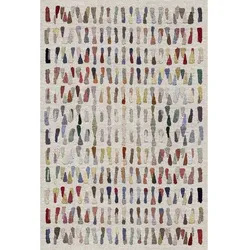 Bamyum Zola Bedruckter 200x300 Teppich Chenille-Druck Maschinell Hergestellt