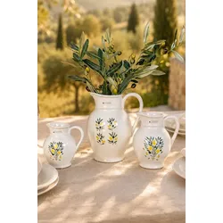 Krug Oleana 13cm cremeweiß