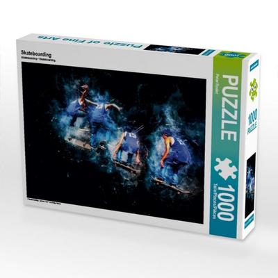 CALVENDO Puzzle Skateboarding | 1000 Teile Lege-Größe 64 × 48 cm Foto-Puzzle für glückliche Stunden