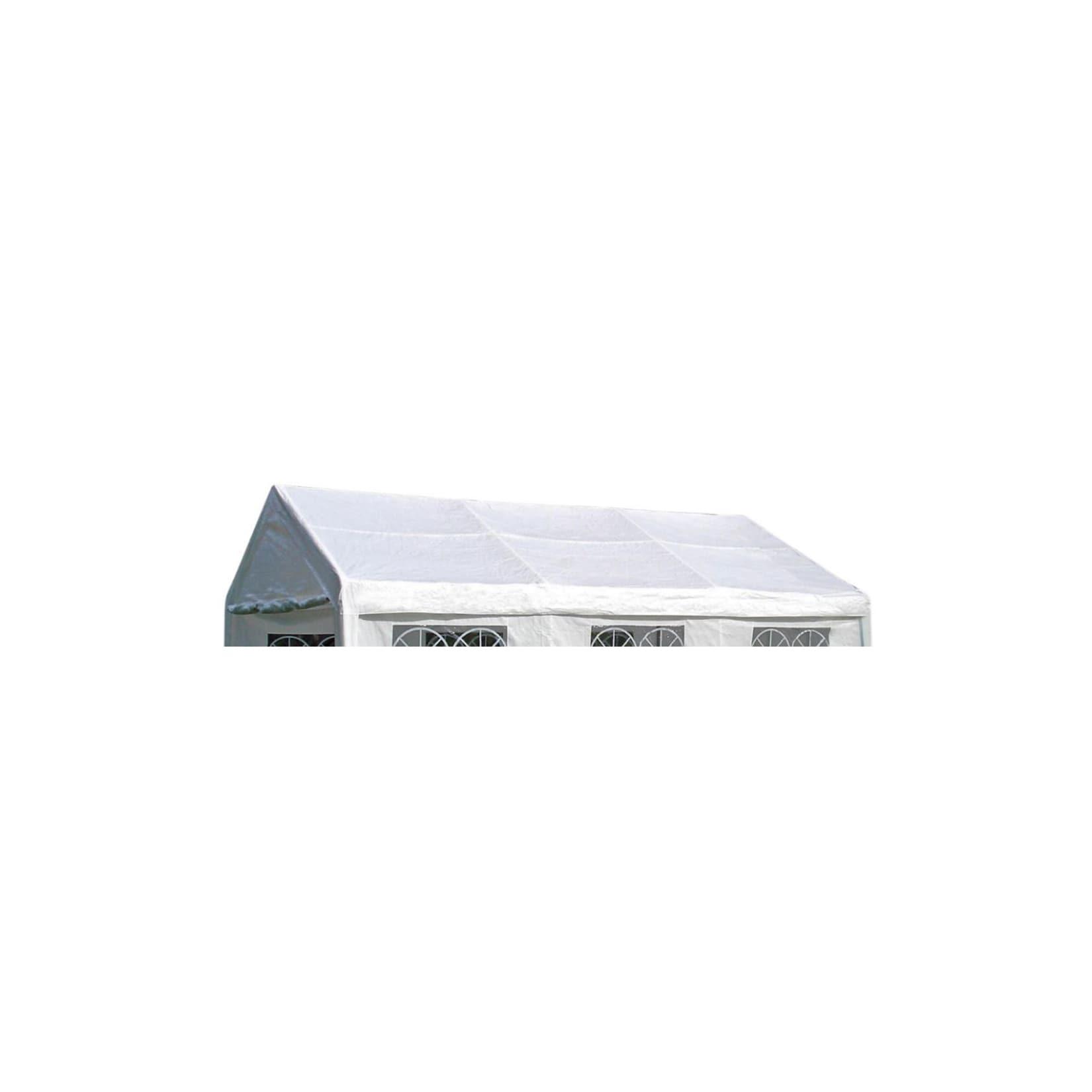 Ersatzdach / Dachplane PALMA für Zelt 4x6 Meter, PE weiss 180g/m², incl. Spanngummis