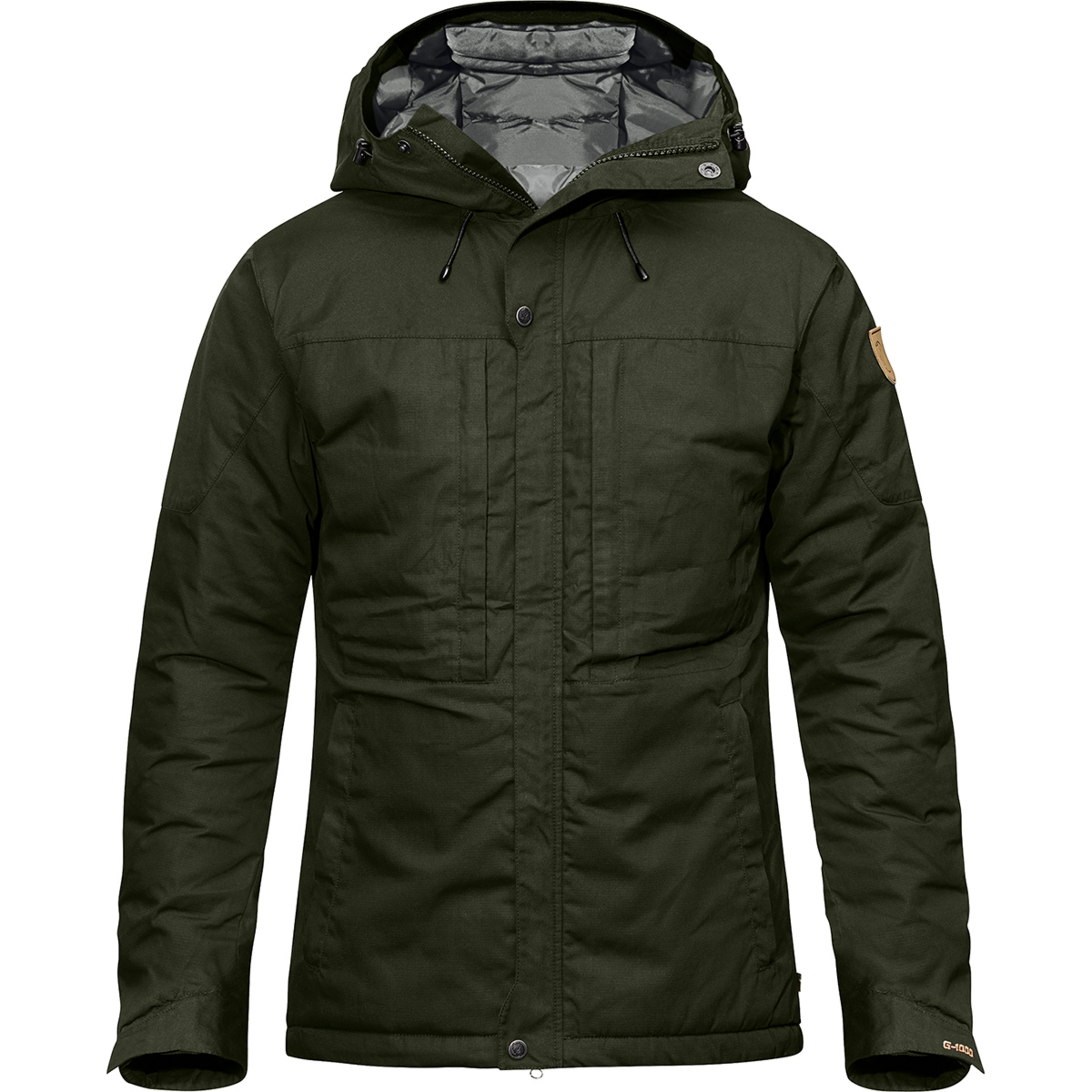 Fjällräven Skogsö Padded Herren Kunstfaserjacke oliv Größe L Trekking Widerstandsfähig Wasserabweisend
