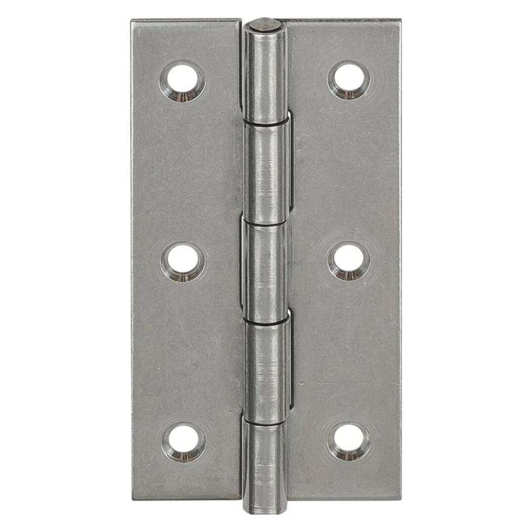 Vormann Scharnier Höhe 30 mm Breite 22 mm Stärke 0,8 mm Edelstahl gerollt, schmal (010501030)