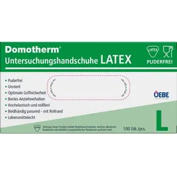 Domotherm Untersuchungshandschuhe Latex L 100 ST