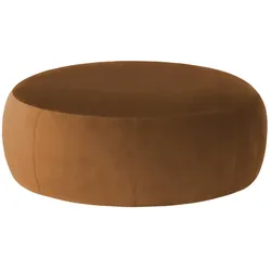 Samt Hocker  Amadi ¦ braun ¦ Maße (cm): B: 105 H: 40
