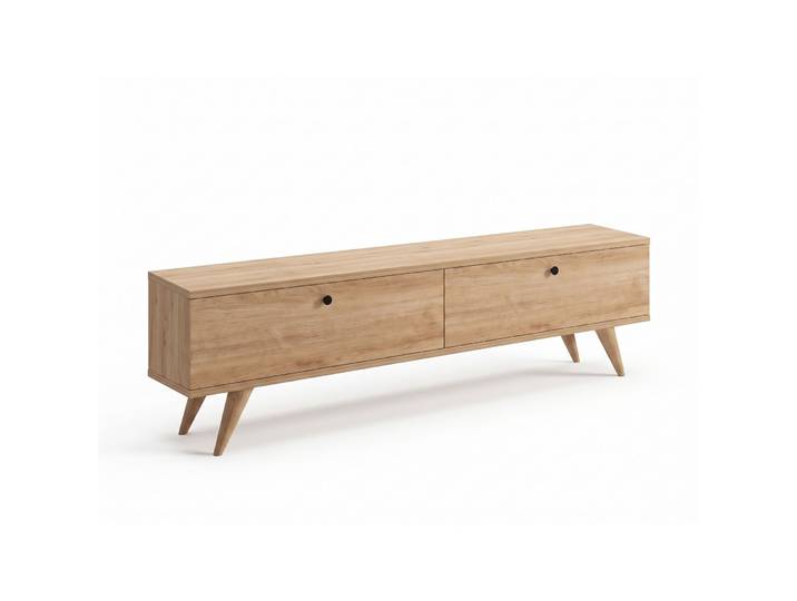 TV-Möbel Georis Saphir Eiche Holzwerkstoff B 160 cm - TV-Möbel