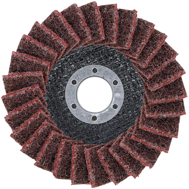 BGS Disque abrasif en éventail, non-tissé, Ø 115 mm, grain 120 ; BGS technic (74473)